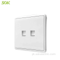 RJ11 TEL Outlet e RJ45 LAN Socket Outlets